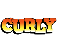 Curly sunset logo