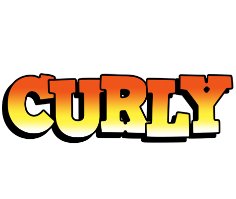 Curly sunset logo