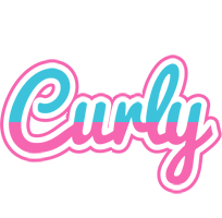 Curly woman logo