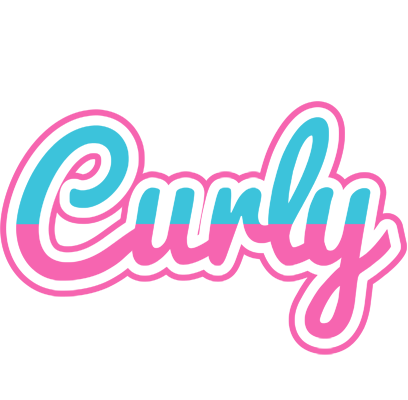 Curly woman logo