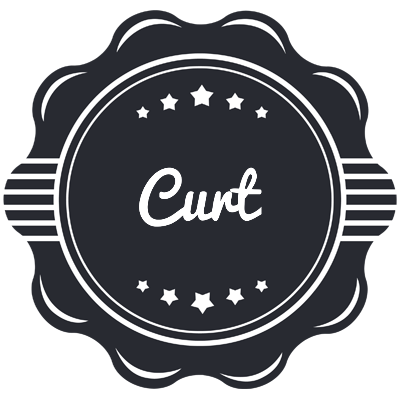 Curt badge logo