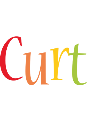 Curt birthday logo