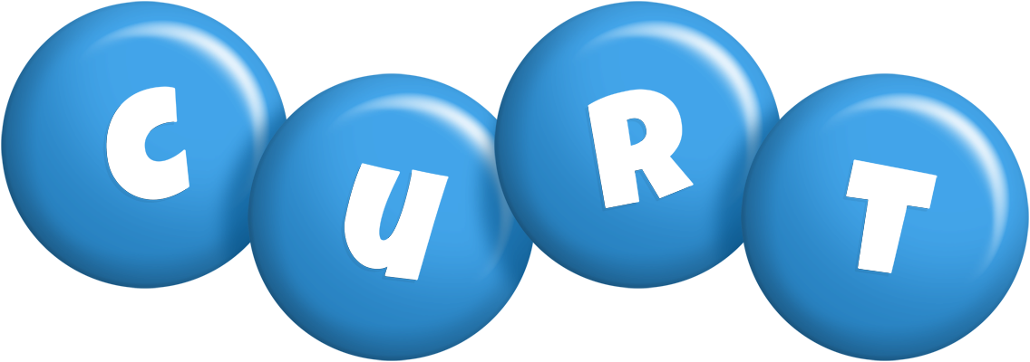 Curt candy-blue logo