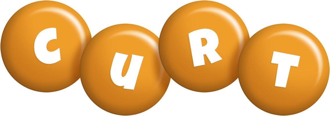 Curt candy-orange logo