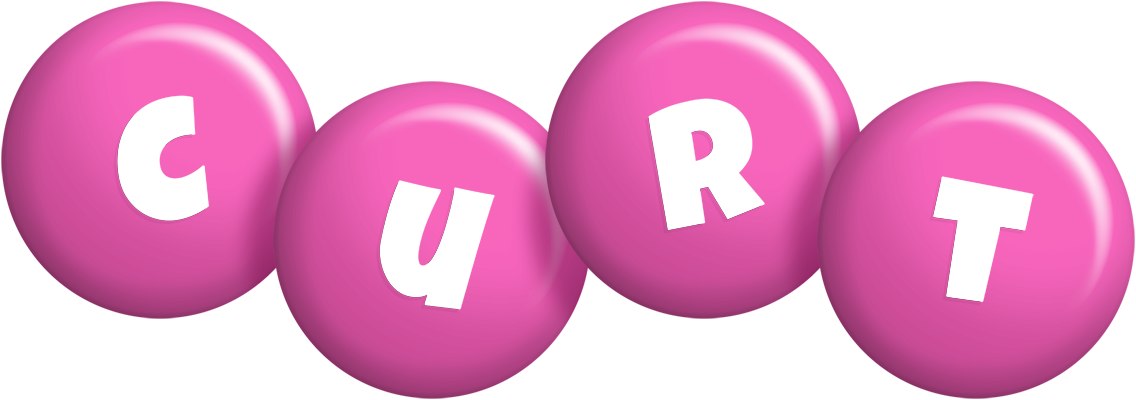 Curt candy-pink logo