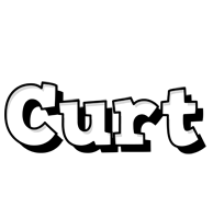 Curt snowing logo