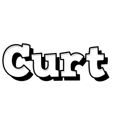 Curt snowing logo