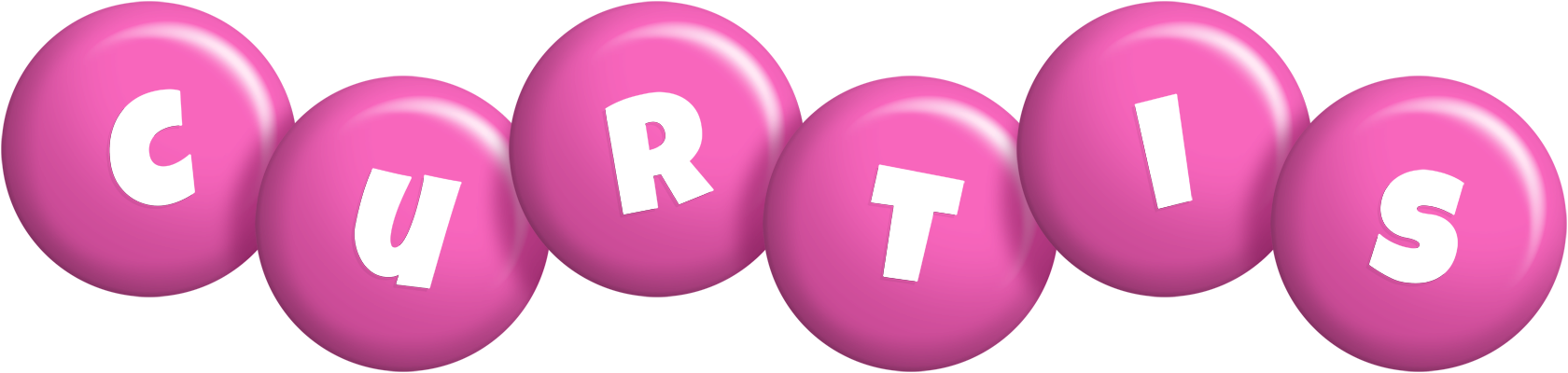 Curtis candy-pink logo