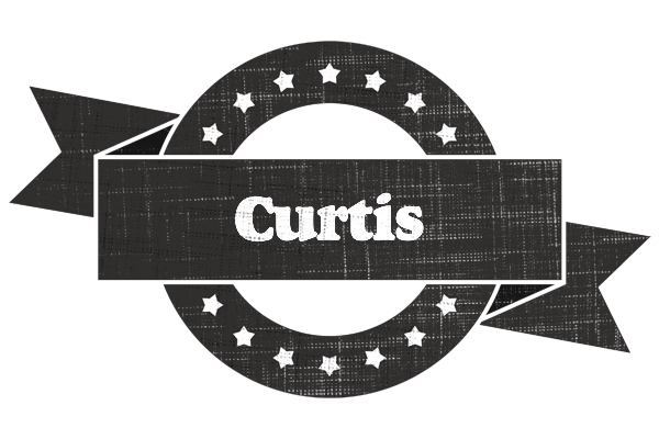 Curtis grunge logo