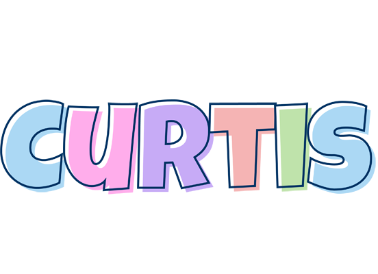 Curtis pastel logo