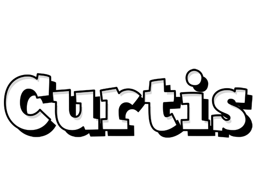 Curtis snowing logo