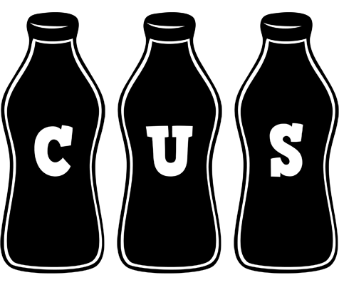 Cus bottle logo