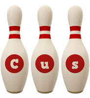 Cus bowling-pin logo