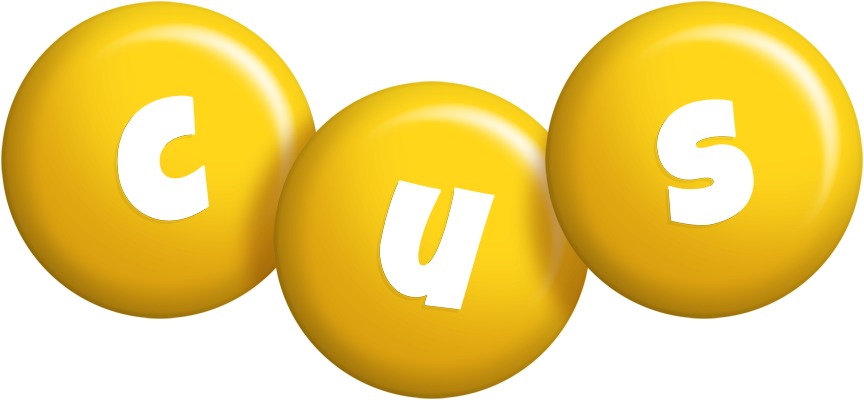 Cus candy-yellow logo