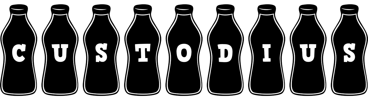 Custodius bottle logo