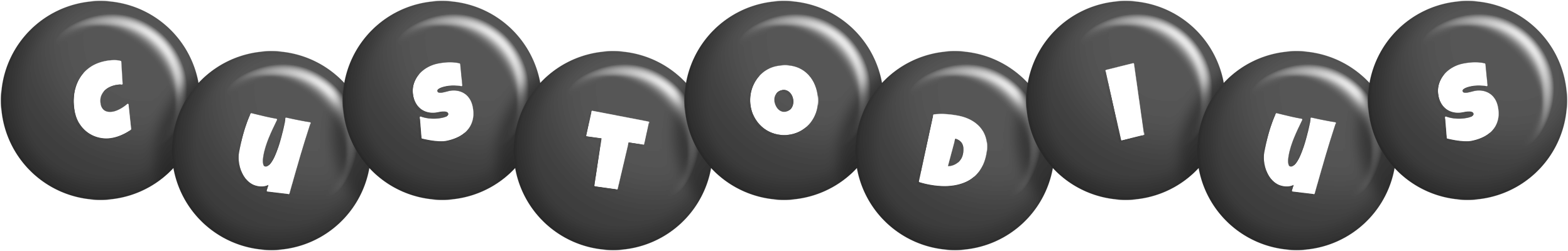 Custodius candy-black logo