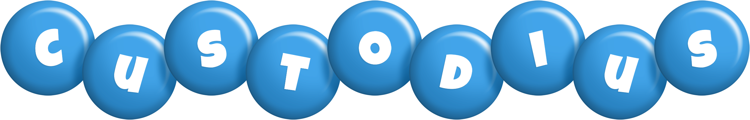 Custodius candy-blue logo