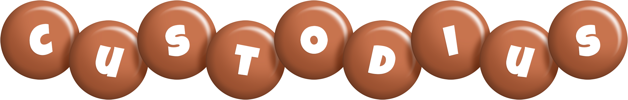 Custodius candy-brown logo