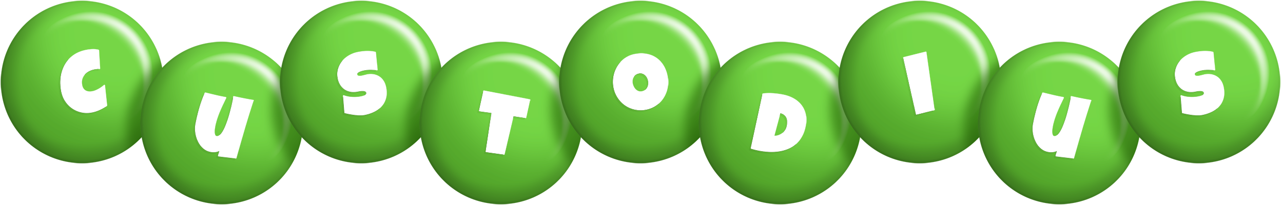 Custodius candy-green logo