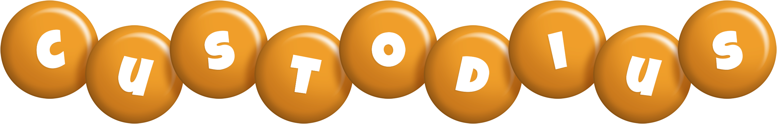 Custodius candy-orange logo