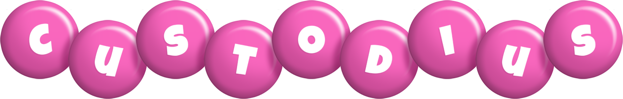 Custodius candy-pink logo