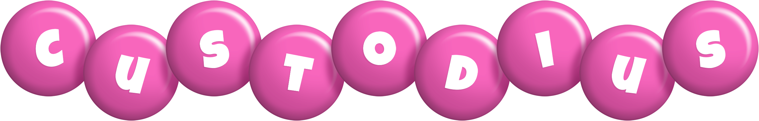 Custodius candy-pink logo