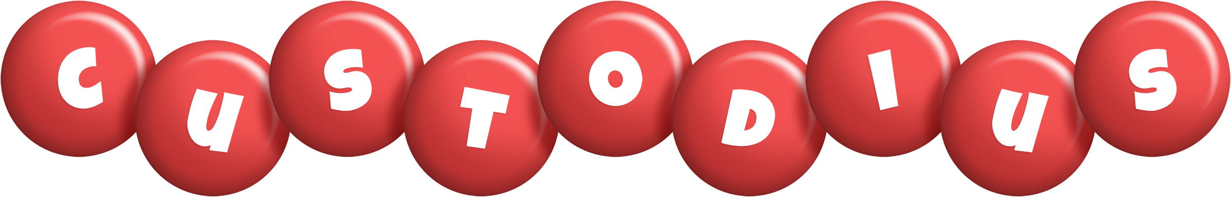 Custodius candy-red logo
