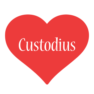 Custodius love logo