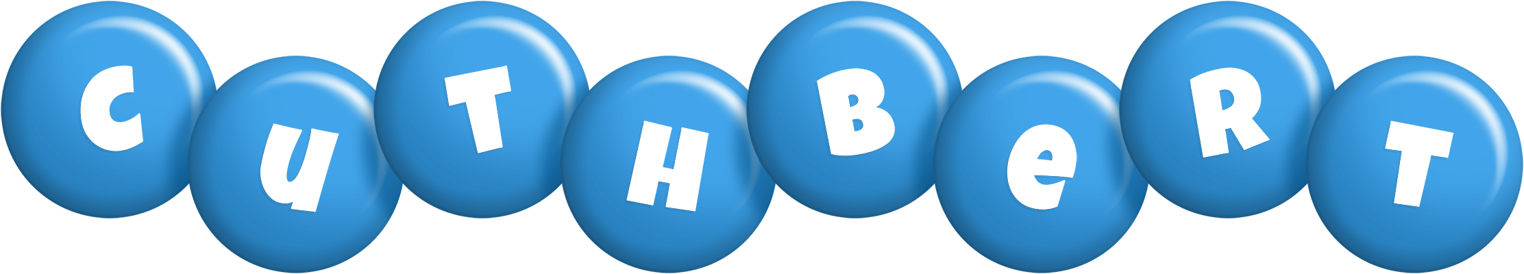 Cuthbert candy-blue logo