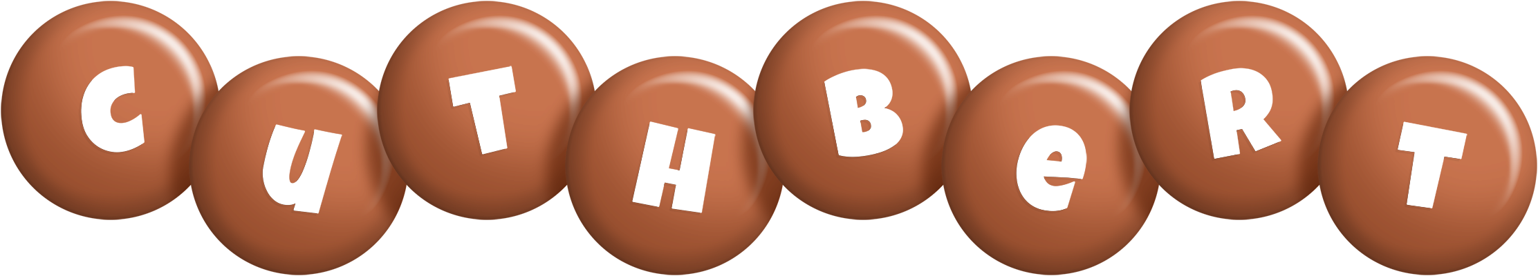Cuthbert candy-brown logo