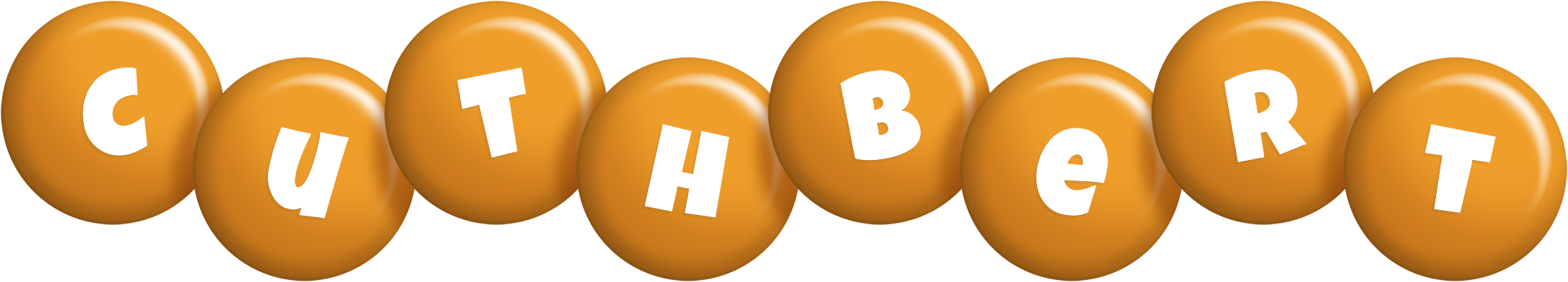 Cuthbert candy-orange logo
