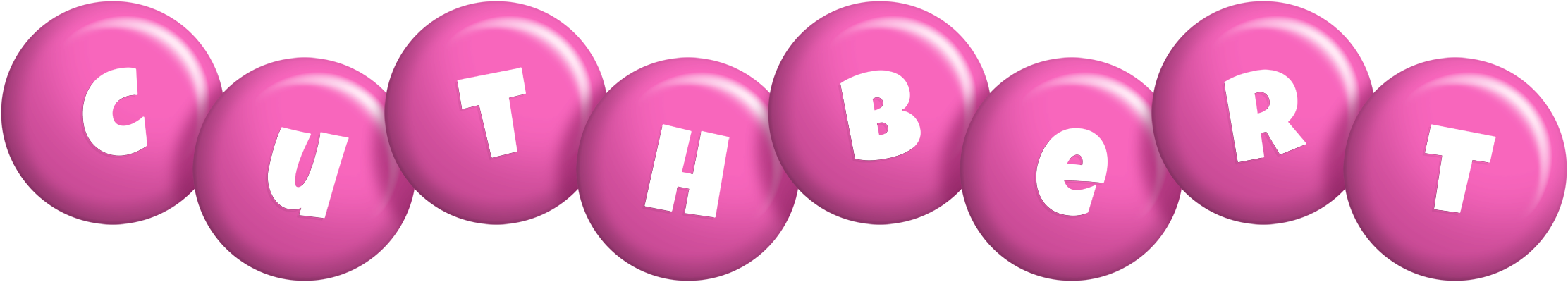 Cuthbert candy-pink logo