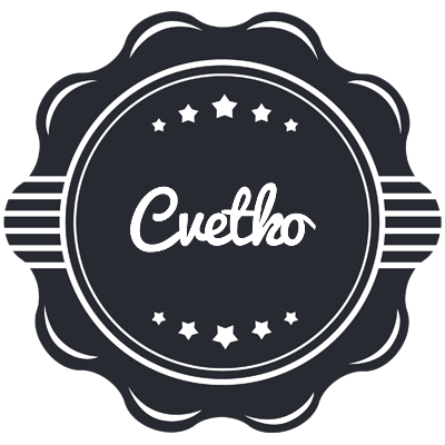 Cvetko badge logo