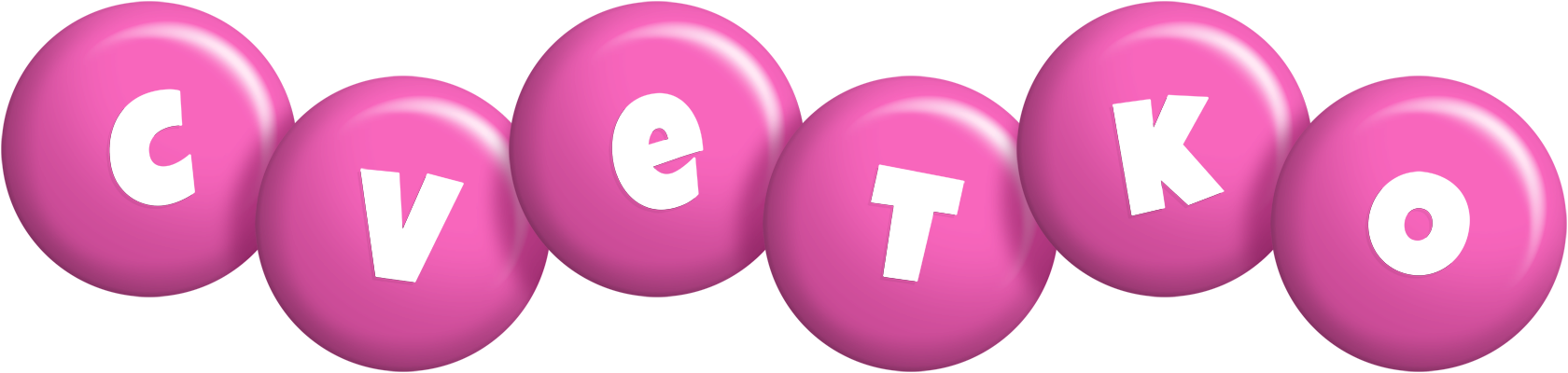 Cvetko candy-pink logo