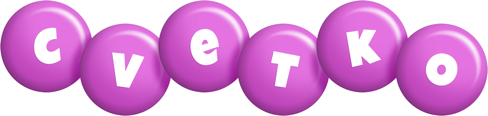 Cvetko candy-purple logo