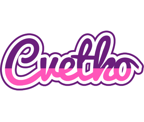 Cvetko cheerful logo
