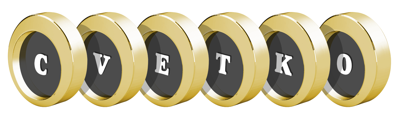 Cvetko gold logo