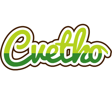 Cvetko golfing logo