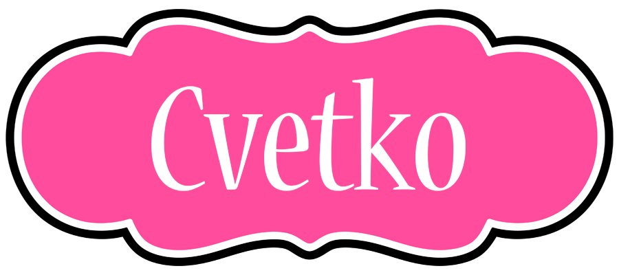 Cvetko invitation logo
