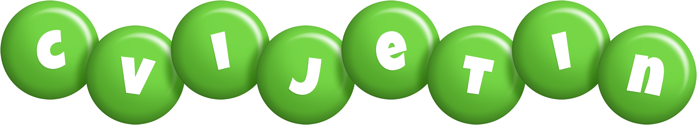 Cvijetin candy-green logo