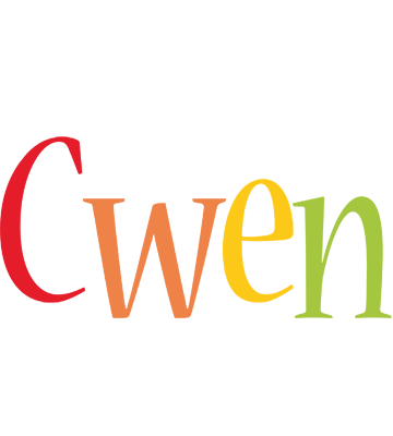 Cwen birthday logo