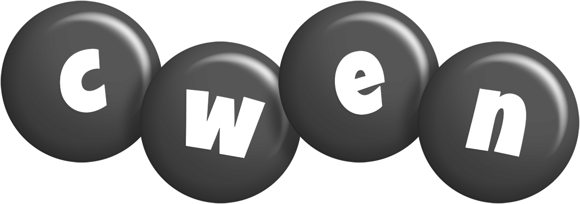 Cwen candy-black logo
