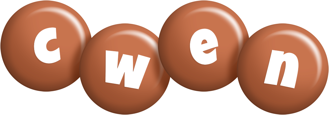 Cwen candy-brown logo