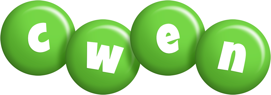 Cwen candy-green logo