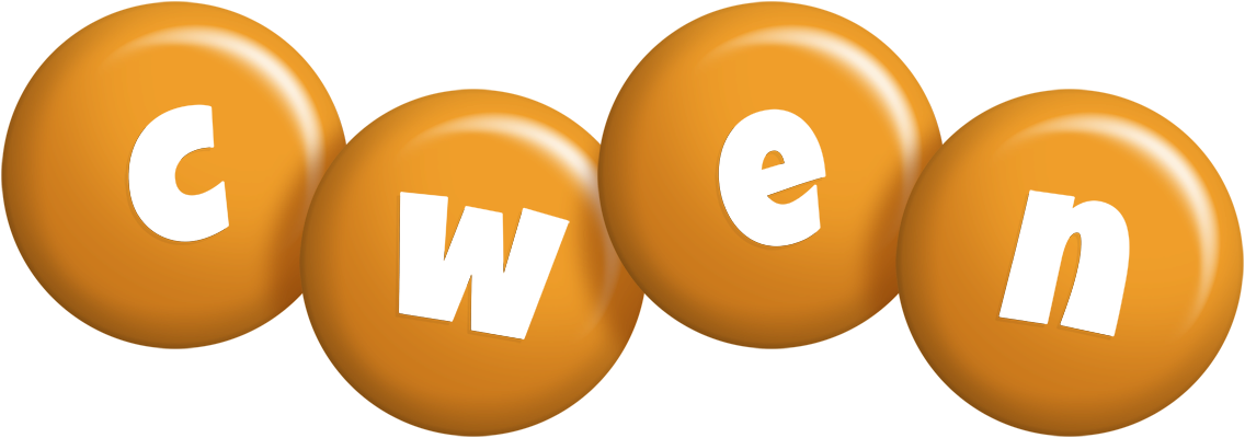Cwen candy-orange logo