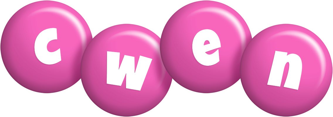 Cwen candy-pink logo