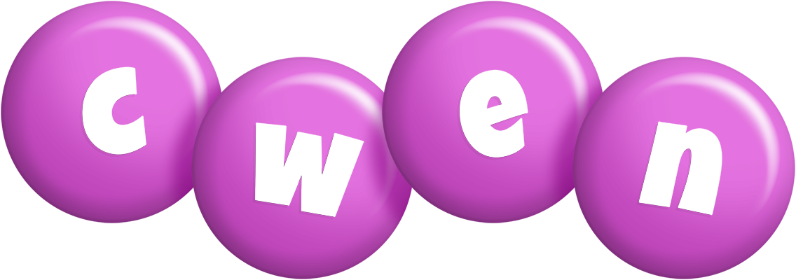 Cwen candy-purple logo