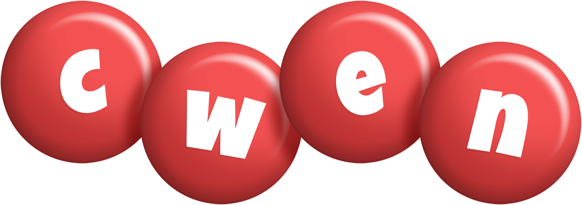 Cwen candy-red logo