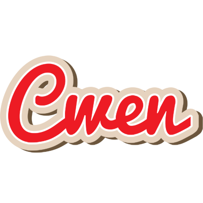 Cwen chocolate logo