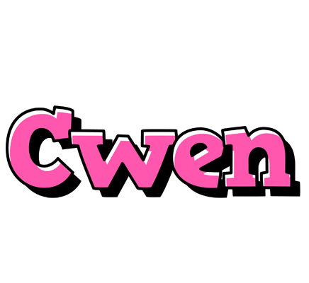 Cwen girlish logo